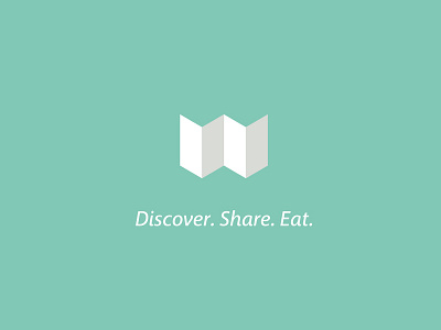 Yummm branding clean design discover eat focus lab food identity logo logo design map menu share simple