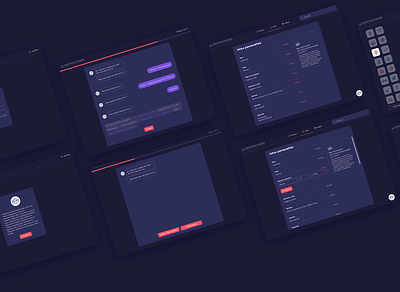 Pixis x Fafiec • Art Direction & UI Design app chatbot dark dark app dark mode dark ui design education guidance counseling icon design idenitity product product design ui ui design webapp