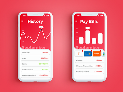 Banking App app bank bank app ui ux