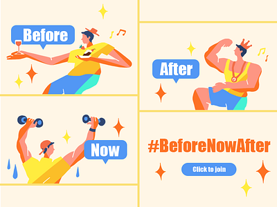 #BeforeNowAfter