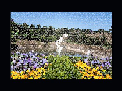 Enchanted Garden blog post cover art graphic design pixel art thumbnail design