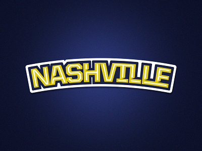 Nashville hockey logotype nashville nhl predators