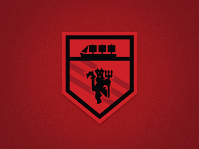 United Simplified football logo manchester united soccer