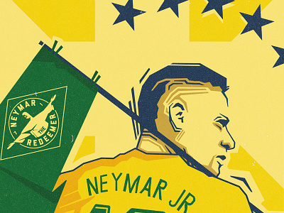Neymar Propaganda Poster brazil neymar propaganda russia world cup