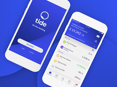 Tide bank app app bank bank account fintech tide bank ui