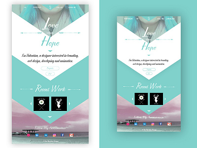 Love With Hope design graphic illustration logo web