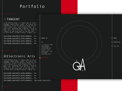 QA resume design graphic icon illustration logo logo design typography ui ux vector web website