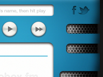 Tubebox Concept Design music radio texture tubebox ui