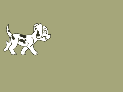 a happy dog dog illustration