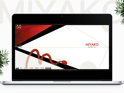 Miyako brand design tailor ui ux web