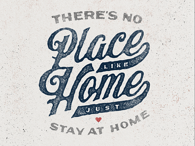 Stay at Home classic corona covid19 design font handlettering lettering quotes qurantine stay safe stayhome typography vintage workfromhome