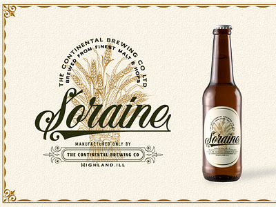 Beer Label - Benford Vintage Script Font