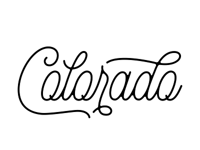 Colorado Monoline Script