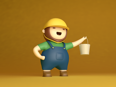 I'm a worker 3d c4d worker