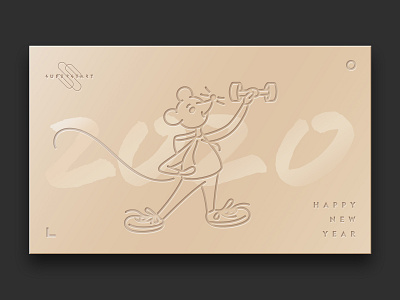 Card of Chinese Mouse Year 新年 老鼠