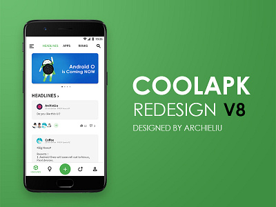 UI Redesign for Coolapk coolapk ui