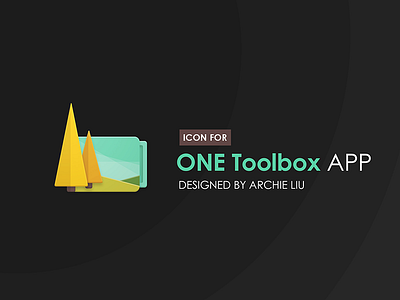 Icon Designed for One Toolbox App icon material design