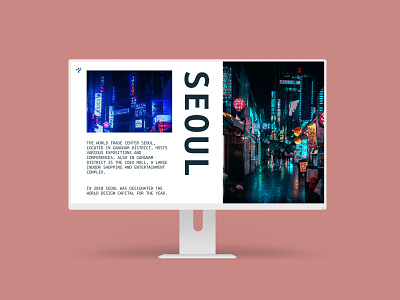 seoul figma design interface seoul travel ui web