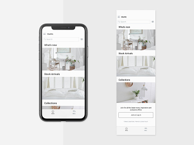 Furniture app concept