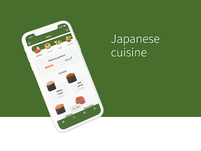 nikko restaurant food app interface mobile app design restaurant uxinspiration