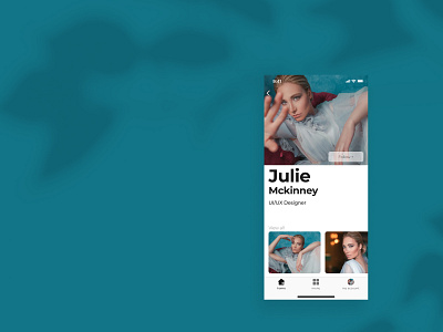 User Profile Concept app application clean design concept interface mobile profile ui