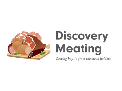 Discovery Meating copywriting puns slide deck