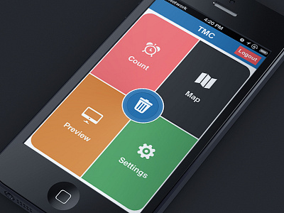 Flat Ui icon ios iphone design map navigation user interface design