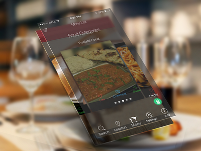 Restaurant apps Design