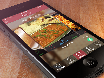 Restaurant apps Design android apple google icon ios ios7 iphone restaurant user interface web