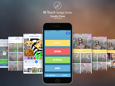 My Ppff Iphone Application Shot apple explore followers ios iphone 6 photo editing photo share profile tag ui ux video