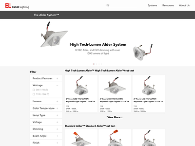 ELCO Lighting Website