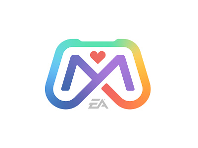 Mosaic branding controller diversity gaming inclusion logo logo design logodesign logomark logos logotype m video game