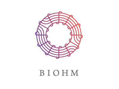 Biohm biohm branding identity logo type typography vector