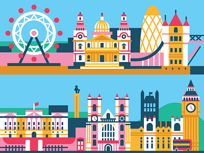 London city illustration london vector