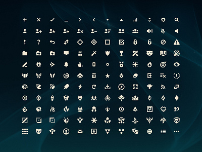 Hextech Iconography hextech icon suite iconography icons interface league of legends ui vector