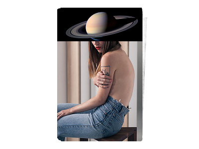 The Cosmic Sombrero art collage saturn seinfeld