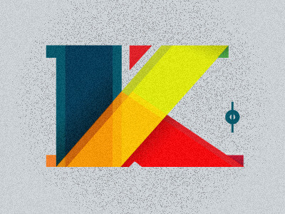 K k typography vector