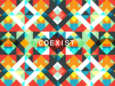 The XX - Coexist album art coexist geometric illustration music the xx vector xx