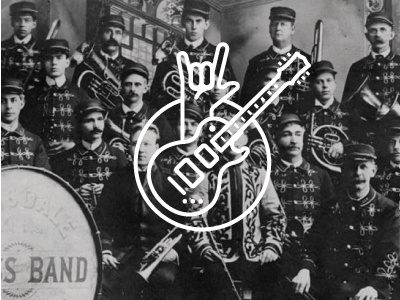 Band landingpage