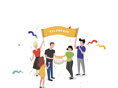 [Graphic] Celebrate, Cake, Party animation celebrate design graphic icon illustration party ui