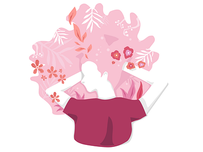 [Graphic] Dream the spring animation branding design flat graphic icon illustration illustrator minimal party type ui ux vector web website