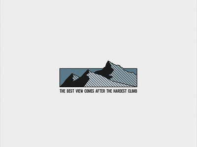 THE CLIMB climb design flat graphicdesign icon illustration instagram instagram post instagram stories like logo minimal motivation mountain quote typography vector wordmark