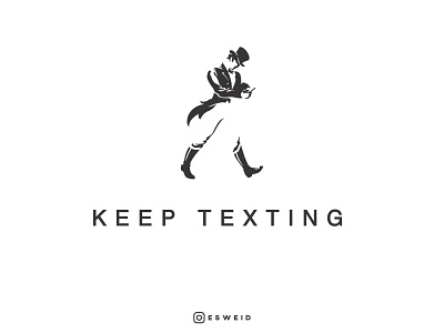 KEEP TEXTING design graphicdesign humour johnnie walker keep texting texting whiskey