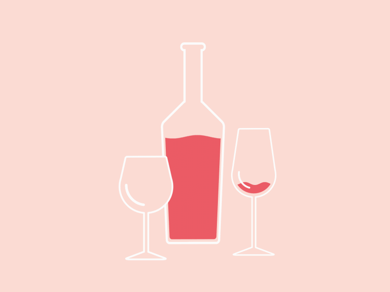 Red Wine after effects aftereffects animated gif animation art design gif illustration motion vector