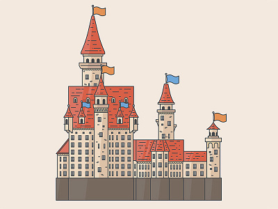 Castle castle illustrator