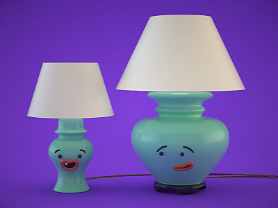 Just a lil guy baby c4d character cinema 4d lamp momma octane