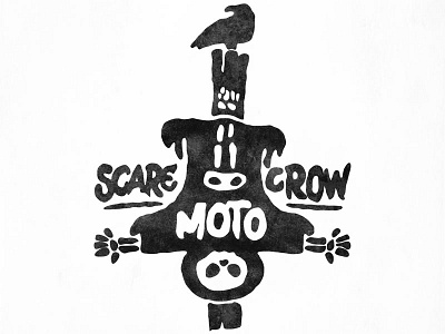 Scarecrow Moto cross crow grim moto motorcycle reaper scare scarecrow skeleton skull