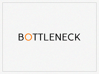 Bottleneck branding idenity logo