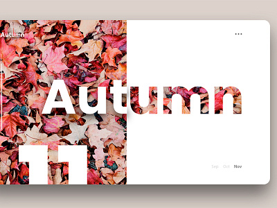 Autumn poster