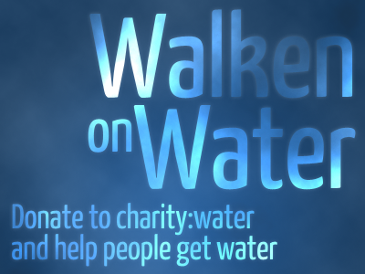 Walken on Water charity donate rebound walken walken on water water